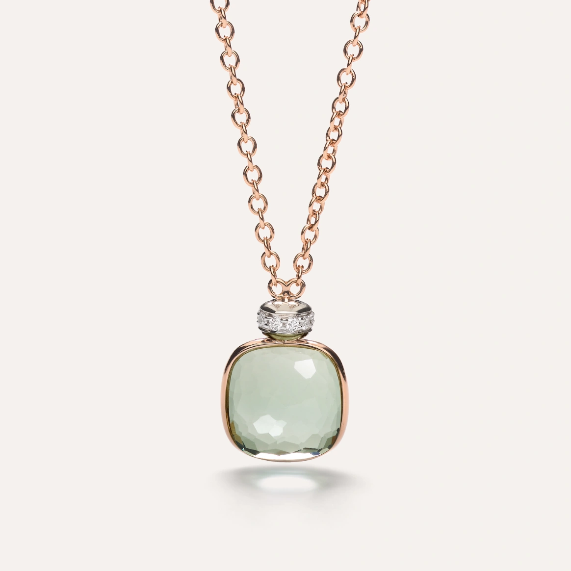 malalan_PCC2022_O6WHR_DB0PA_010_Pomellato_necklace-nudo-classic-rose-gold-18kt-diamond-prasiolite